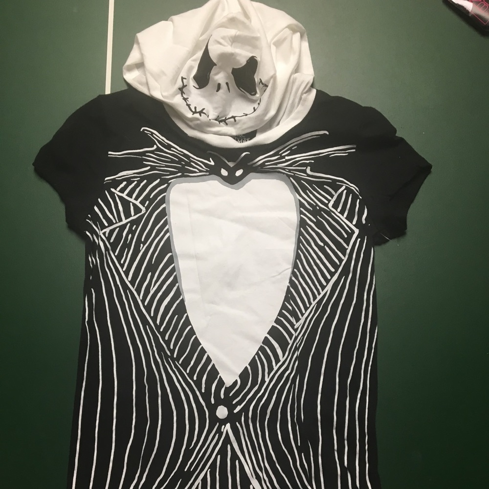 Jack Skellington Cosplay Juniors T-Shirt - Medium